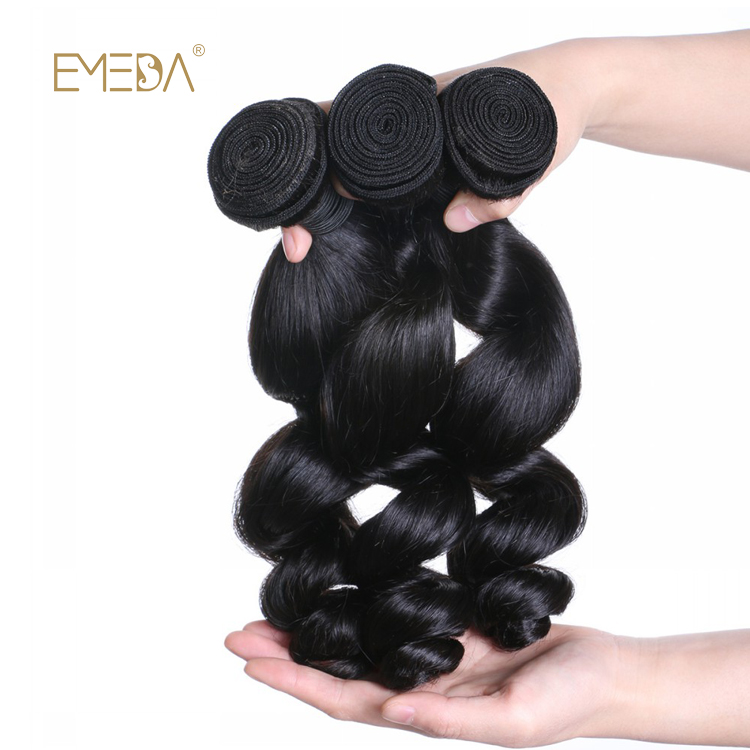 Wholesale Remy Human Hair China Weft Hair Extensions Factory Price Thick Hair LM325